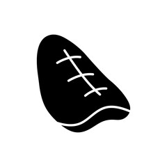 Raw duck breast with skin isolated on white background, fresh meat