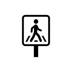 Pedestrian Zone Sign Board for Traffic Safety and Urban Walking Areas