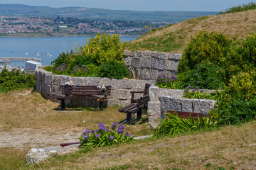 Frühling am Ärmelkanal in England