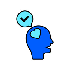 Icon a belief, isolated against a clean background.