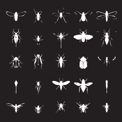 set of insects