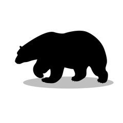 Bear silhouette, Double Bear set box icon, Bear illustration, silhouette, set icon, silhouette, Bear icon