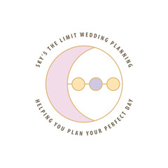 Celestial Wedding Planning Logo.