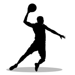 Basketball silhouette, Basketball vector, Basketball illustration, silhouette, set icon, silhouette, Basketball icon
