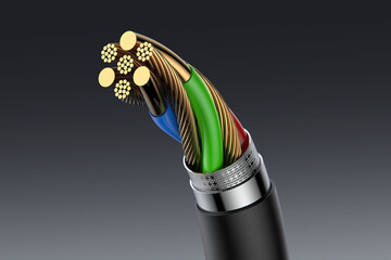 Data cable structure decomposition e-commerce line USB cable