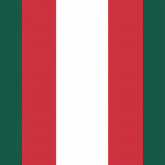 Vertical Stripes Design Red, White, and Green Color Palette for Branding and Design Projects