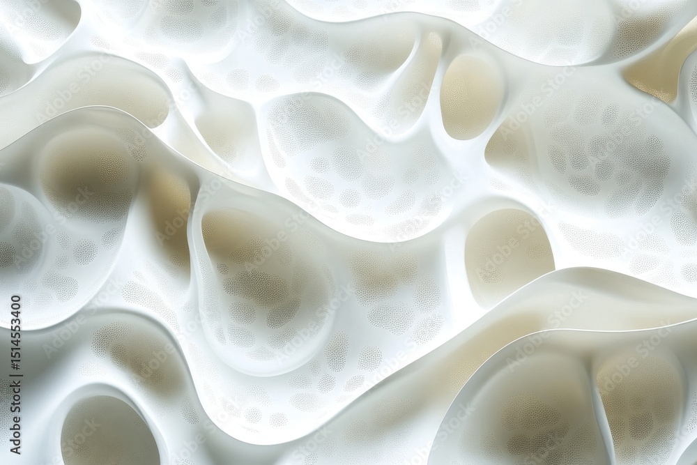Poster soft white abstract background featuring seamless textures and flowing shapes for creative projects,