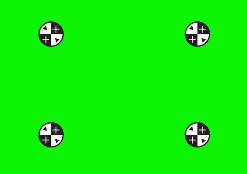 Green Screen Vfx Motion Tracking Markers Stock Photo