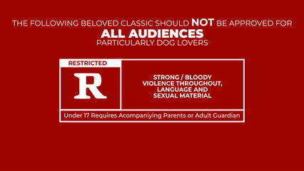film leader for a movie preview saying that the following content has been approved for restricted audiences only