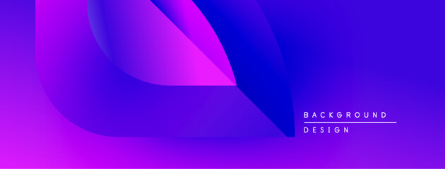 Abstract purple gradient background. Flowing shapes create dynamic visual effect. Modern design element for digital projects.