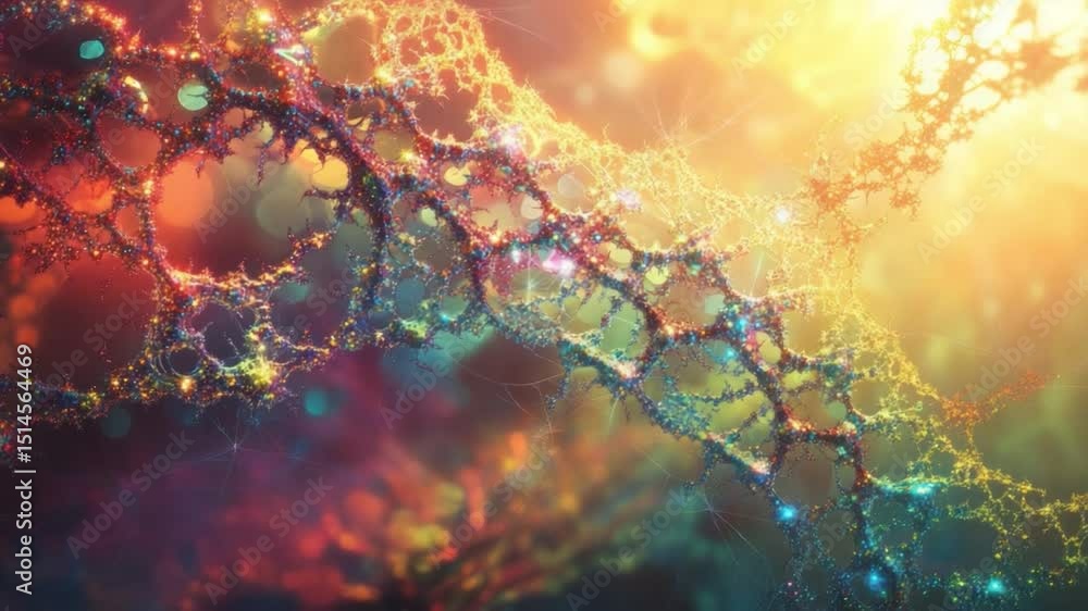 Poster abstract network of light: a captivating abstract image showcasing a network of interconnected lines
