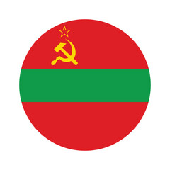 National flag of Transnistria vector