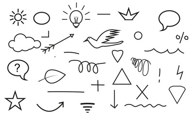 A vector marker swoosh image.