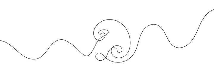 Continuous editable line drawing of mushroom. Mushroom icon in one line 