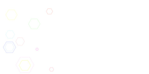 Abstract colorful hexagon technology geometric pattern concept white background. Use for template, wallpaper, website vector illustration.