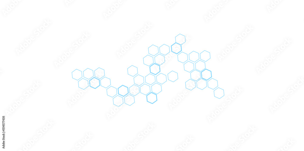 Poster hexagon grid minimalist mesh cell texture design. futuristic geometry pattern honeycomb mosaic and t