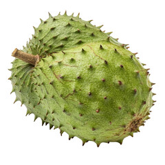 Fresh, exotic fruit like dragon fruit, durian, and kiwano isolated on a white background, highlighting their sweet, tropical nature