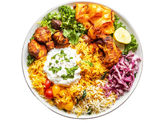 Delicious fried rice dishes with chicken, shrimp, or fresh vegetables make a healthy and gourmet meal