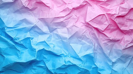 Obraz premium Close-up view of crumpled pastel paper.