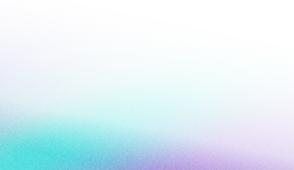 Abstract gradient background with teal, purple, and white hues.