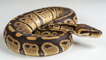 Obraz premium Enchi Ball Python on studio background