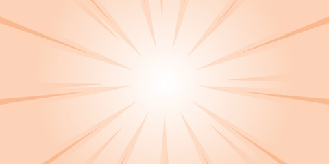 Obraz premium Light salmon red sunburst pattern background. Abstract sun rays flare background. Bright comic sunburst effect background for templates, sales banners, events, ads, web, and much more.