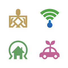 Green Energy & Nature Inspired Logo Vectors