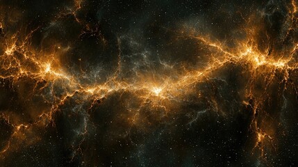 Fototapeta premium Abstract illustration of cosmic energy flows.