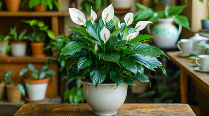 White Lily Blossom