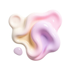 Pastel Swirl Abstract Cream Texture Background