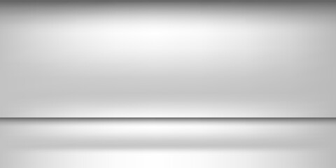 Silver foil background with metal mirror texture. Chrome gradient surface with light gloss simple abstract . Eps10