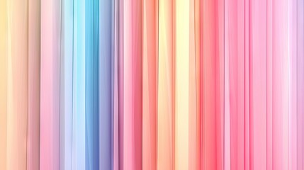 Obraz premium Vibrant vertical stripes of pastel hues.