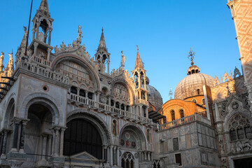 Fototapeta premium The Old Town of city of Venice, Italy