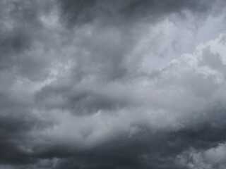 Obraz premium Cloudy sky at night before the monsoon