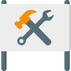 Labor Banner Flat Icon