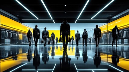 Retail Shoppers: Modern Mall Experience