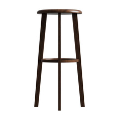 4K 3D render of Stool Bar Chair on Transparent Background