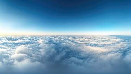 Above the Clouds, Aerial View of Sky