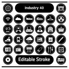 Professions line editable icon set. Containing Career people, People avatars, characters staff, professions, people profession, and more. Vector