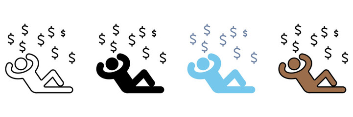 AFFLUENCE concept line icon. Simple element illustration.