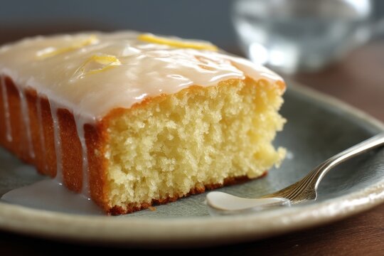 Zitronenkuchen mit Zuckerguss Zitronenschnitten Zitronenkuchen Rezept saftiger R&uuml;hrkuchen Kuchen mit Zitrone Blechkuchen einfach Zitronenkuchen St&uuml;ck Kuchen Glasur Backidee Sommerkuchen