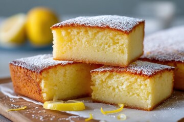 Zitronenkuchen mit Zuckerguss Zitronenschnitten Zitronenkuchen Rezept saftiger Rührkuchen Kuchen mit Zitrone Blechkuchen einfach Zitronenkuchen Stück Kuchen Glasur Backidee Sommerkuchen