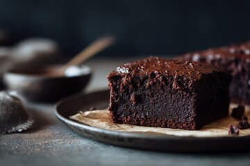 Zucchini Schokoladenkuchen saftig Brownie Rezept Gemüse Schokokuchen gesund backen vegane Kuchenidee Zucchinikuchen mit Kakao Schokobrownie ohne Ei Backrezept mit Gemüse Low Carb