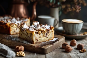 Apfelkuchen mit Streuseln Schokoladenkuchen mit &Auml;pfeln Obstkuchen Herbstkuchen Apfel Streuselkuchen Blechkuchen mit Apfel Schoko Apfelkuchen Saftiger Apfelkuchen Kuchen mit Schokolade Kaffeekuchen