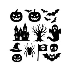 halloween pumpkin set