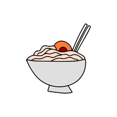 doodles snacks. doodles breakfast or street food. outline, cartoon and flat design. icon. stock element