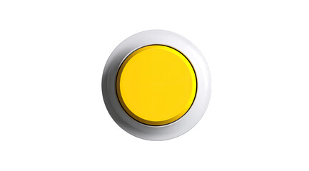 Yellow button, white ring, digital