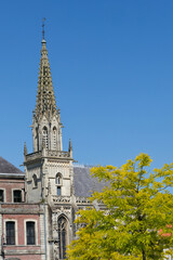 Fl&eacute;che ajour&eacute;e de la chapelle Saint-Nicolas de Montreuil-surMer - Pas-de-Calais - France