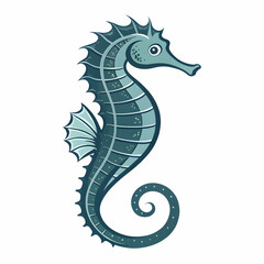 Fototapeta premium seahorse icon