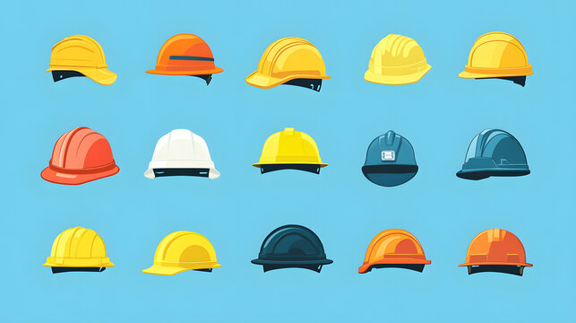 big set work helmet concept for labor day in usa